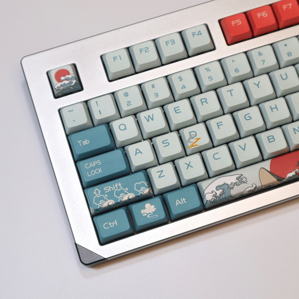 Keycap Cho Bàn Phím Cơ Coral Sea Thick PBT XDA Profile 129 Phím