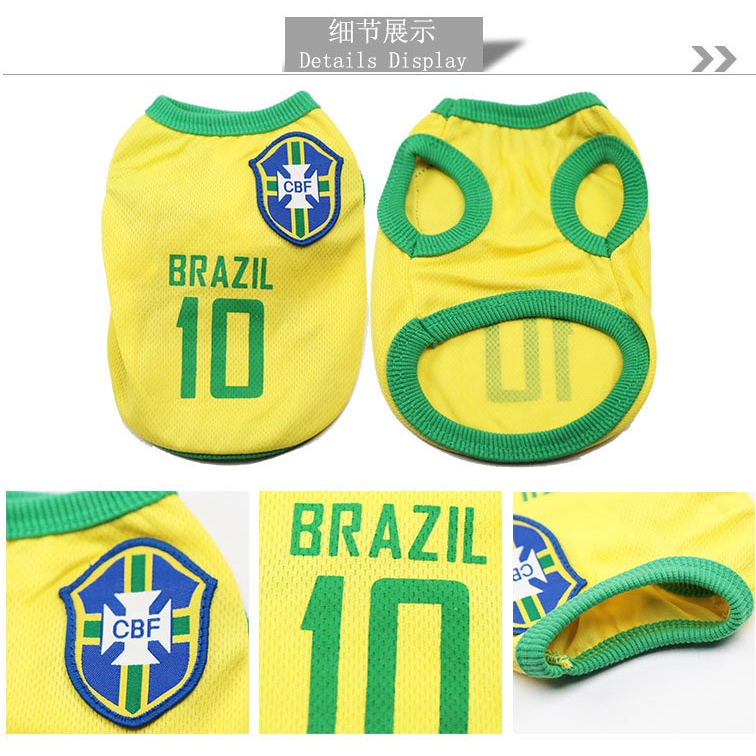 Áo Thun Cotton In Họa Tiết Bóng Đá / Bóng Rổ / Bull Pháp Thời Trang Mùa Hè Cho Cún Cưng