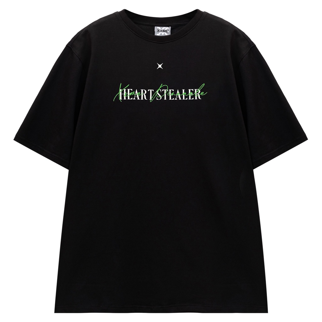 Áo thun tay lỡ nam nữ cotton thoáng mát Heart Stealer Tee - XXME – Màu Đen / Trắng