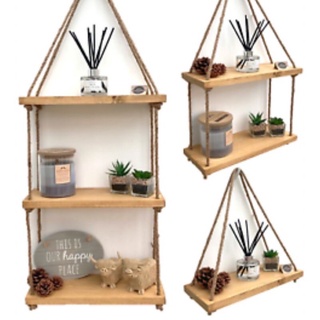 KỆ GỖ TREO TƯỜNG VINTAGE - KT 30x10cm