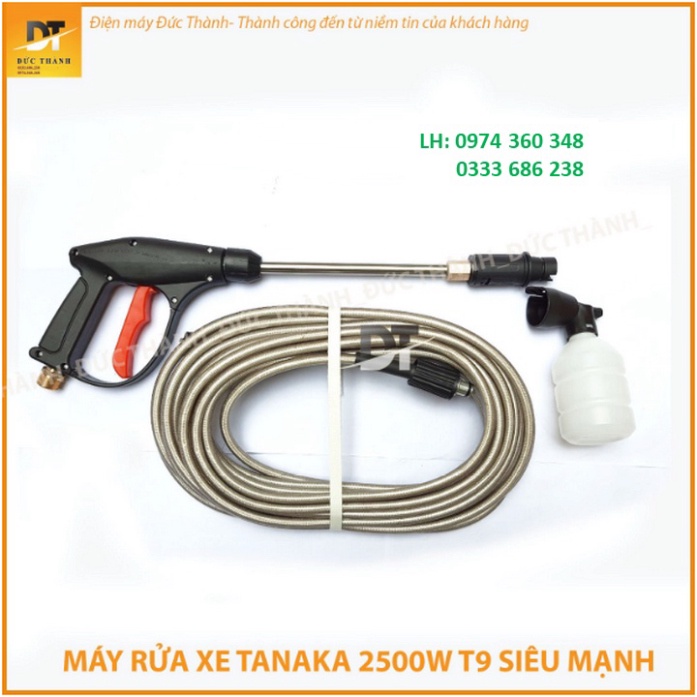 Siêu hot MÁY RỬA XE TANAKA 2.5 KW ( 2500W )