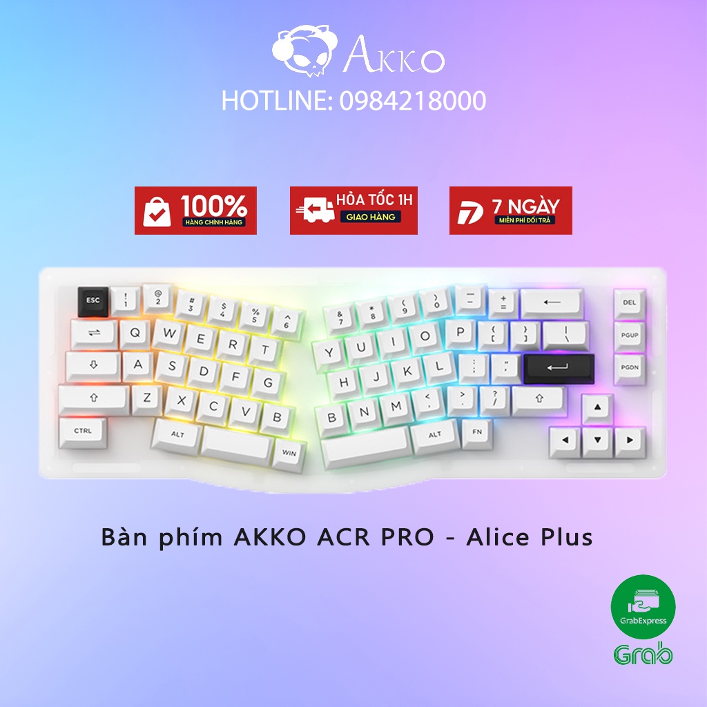Bàn phím AKKO ACR Pro Alice Plus - Bảo Hành 12 Tháng