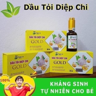 Dầu tỏi diệp chi gold mới 5 chai