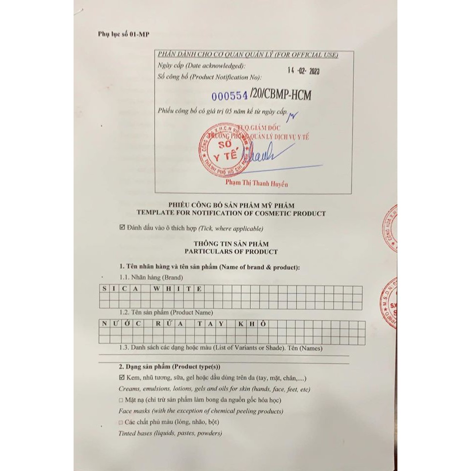 Dung dịch rửa tay diệt khuẩn SICA WHITE 60ml và 120ml | BigBuy360 - bigbuy360.vn