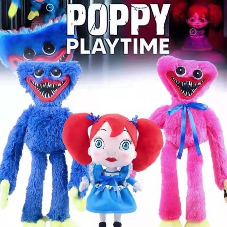 SABUY 40 cm Poppy Playtime Đồ chơi sang trọng Ôm ấp Huggy Wuggy Nhân vật hoạt hình dễ thương Búp bê cho trẻ em Trẻ em