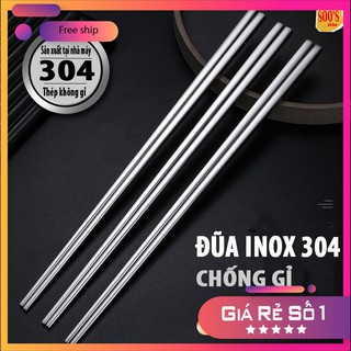 Gia dụng 💝freeship💝 đũa ăn inox sus 304 cao cấp