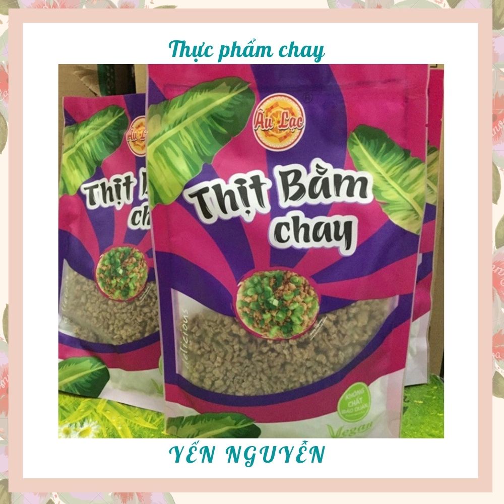 Thịt bằm Chay Âu Lạc Gói 1kg - Được làm từ đậu nành cung cấp nhiều chất đạm, dùng để kết hợp chế biến các món chay