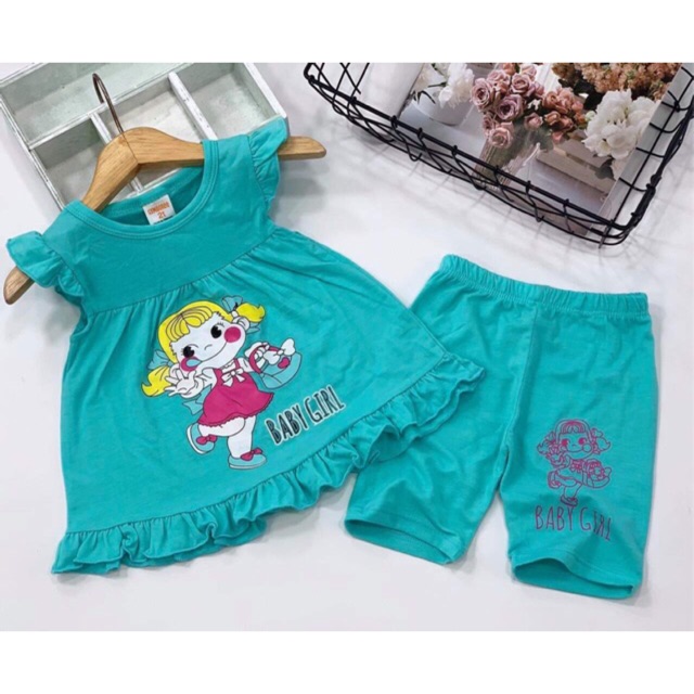 Combo 6bộ cotton dành cho bé gái
