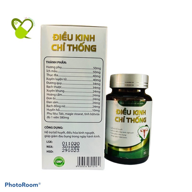 Điều Kinh Chỉ Thống - Dứt đau bụng kinh, rong kinh, bế kinh, tắc kinh, Điều hòa Kinh Nguyệt giá siêu tốt