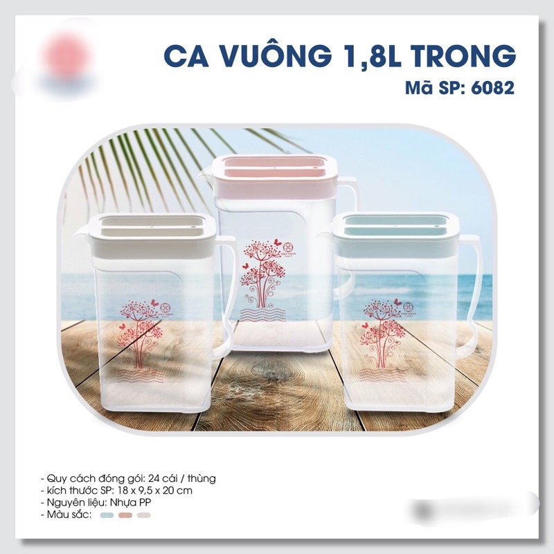 ca kính vuông 1.8L No 6046
