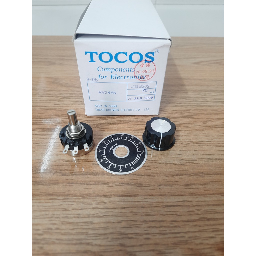 Bộ biến trở tocos RV24YN 20S B103 / B502 / B504 / B102 / B503 / B203 / B202 / B104 / B302