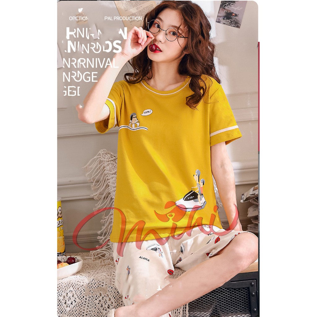 Bộ đồ bầu cộc/ lửng/ngố mặc nhà