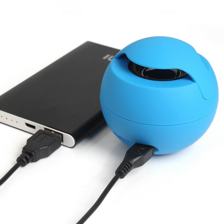 Loa MiNi Bluetooth Nghe Nhạc Có Khe Hỗ Trợ Thẻ Nhớ Dạng Bóng Tròn