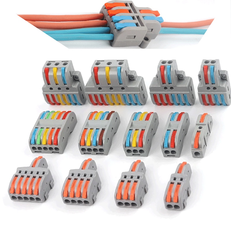 Mới Set 3 Khối Đấu Nối Dây Điện 28-12AWG