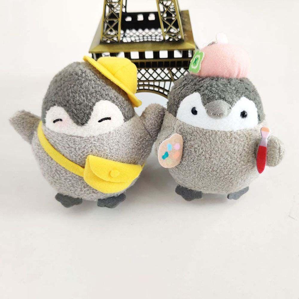 Móc Khóa Hình Chim Cánh Cụt Nhồi Bông Độc Đáo Giá Đỡ