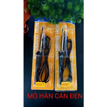 Mỏ hàn chì cán nhựa đủ mẫu 40w+60w+80w.