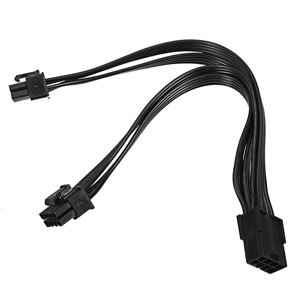 Dây cáp nối dài 20cm chuyển đổi 8 pin sang 2x8p  Psu 18awg 8pin cho card đồ họa Pcie