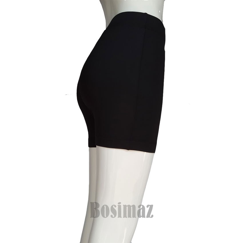 Quần Legging Nữ Bosimaz MS341 đùi không túi màu đen cao cấp, thun co giãn 4 chiều, vải đẹp dày, thoáng mát không xù lông | BigBuy360 - bigbuy360.vn