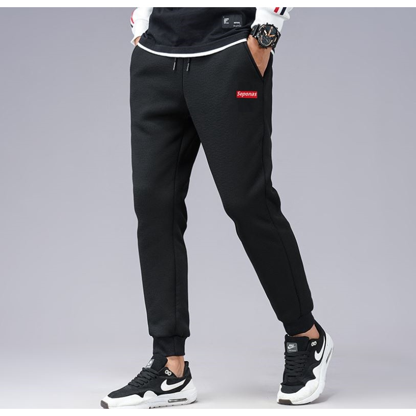 [CHẤT DÀY HÀNG XỊN] Quần Nỉ Nam Lót Lông Co Giãn Cao Cấp Chọn Size Chính Hãng Amalife