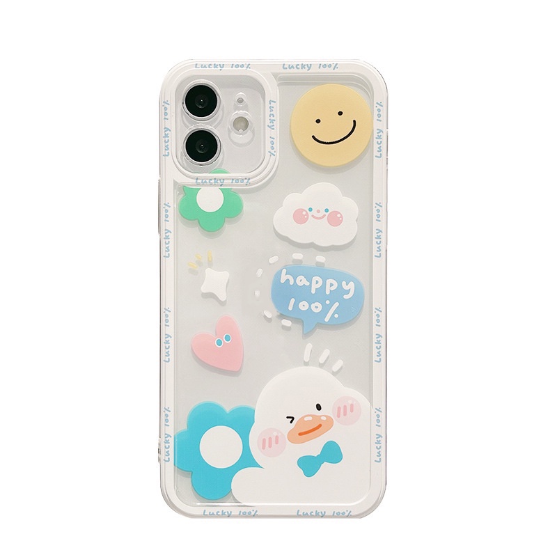 Ốp Điện Thoại Silicon TPU Mềm Hình Đám Mây Cho Iphone 13 12 Mini 11 10 Pro XS Max X XR 8 7 6 6S Plus SE 2020