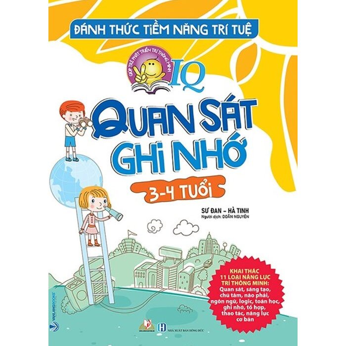 Sách - Đánh Thức Tiềm Năng Trí Tuệ - Quan Sát Ghi Nhớ (3-4 Tuổi)