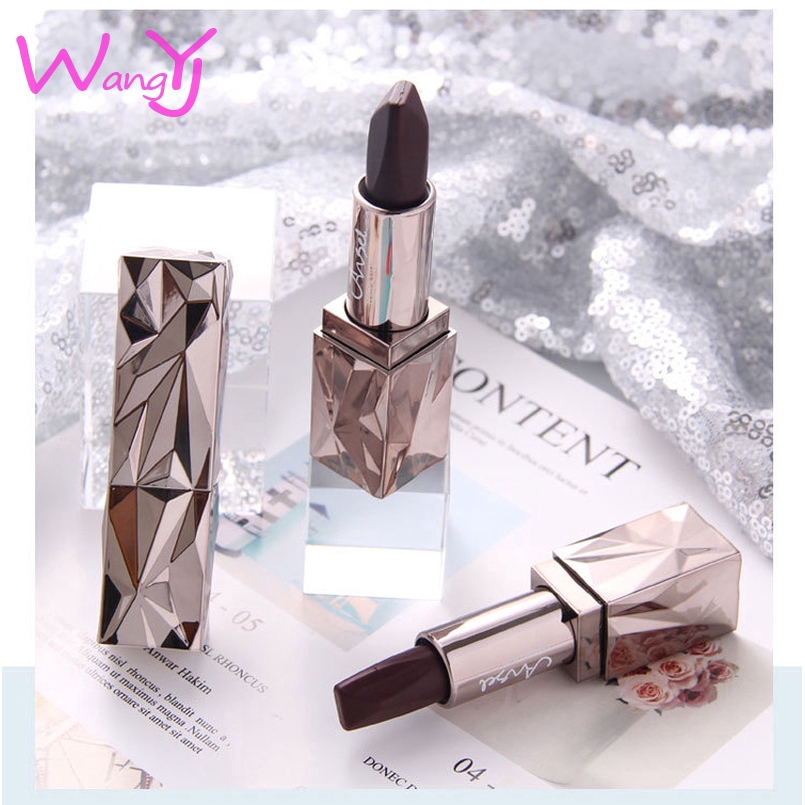 Son Lì Ba Màu Tùy Chọn Hình Viên KIm Cương Trang Điểm Chuyên Nghiệp