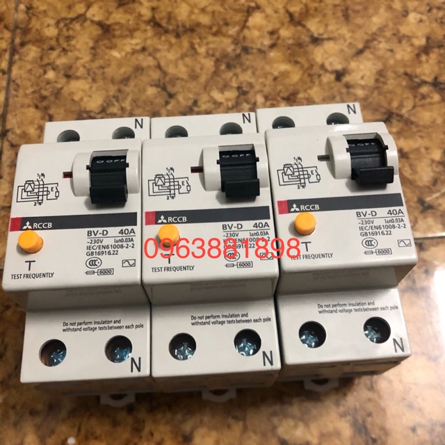 Attomat chống giật 1 pha 40A