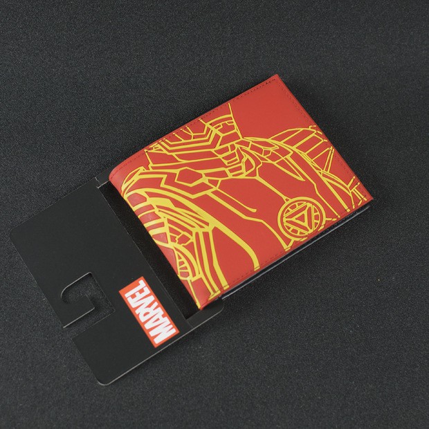 Ví Gấp Bằng pvc In Hình Người Nhện Trong Phim Avengers hero idol