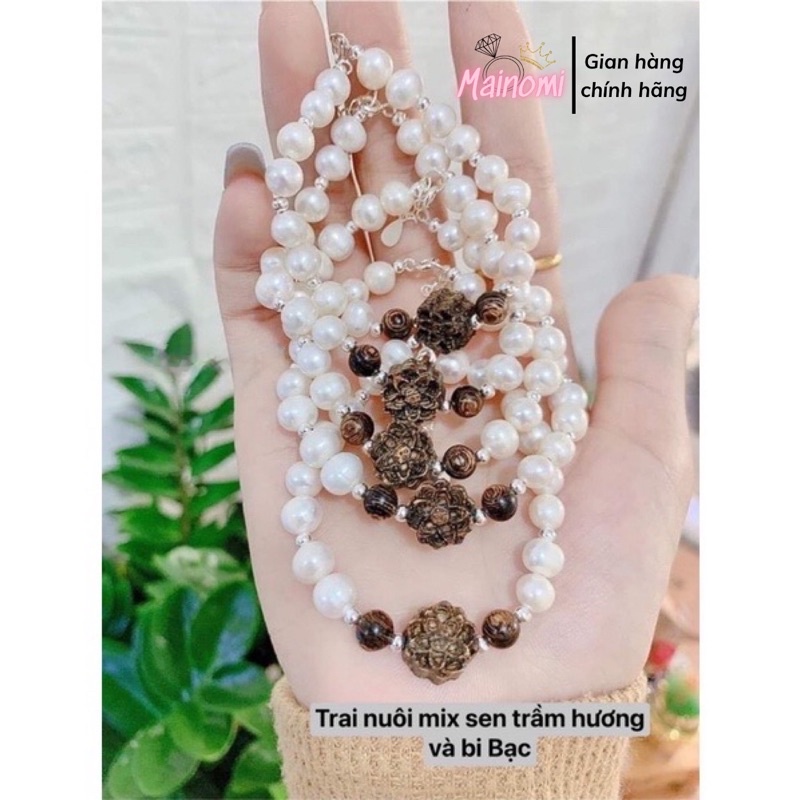 Lắc tay mix siêu xinh, sự kết hợp độc đáo mới lạ lung linh sang chảnh, có họng chờ điều chỉnh size Mainomi Shop Bạc Xinh