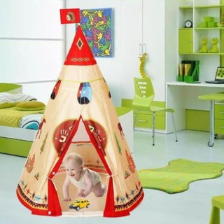 Lều vải họa tiết thổ dân da đỏ tự nhiên dành cho các bé