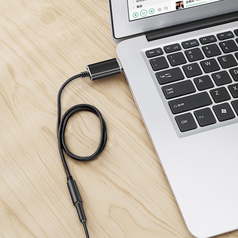 Thẻ Âm Thanh Nổi 4 Lõi Chuyển Đổi 2 Trong 1 USB Sang 3.5mm Cho PC Laptop PS5 PS4