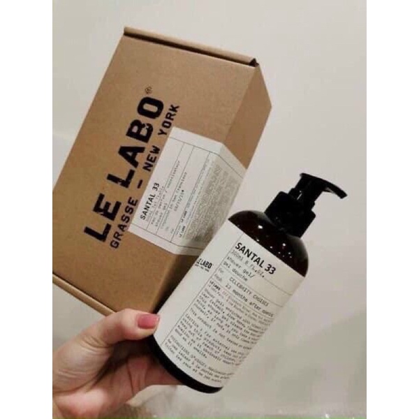 Sữa Tắm Thơm Nước Hoa Cao Cấp Le Labo Santal 33 300ml
