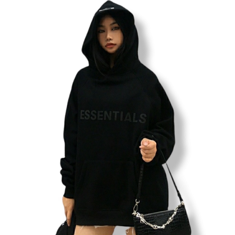 Áo HOODIE UNISEX ESSEN Form Rộng Chất Vải MỊn - ĐĂNG QUANG FASHION