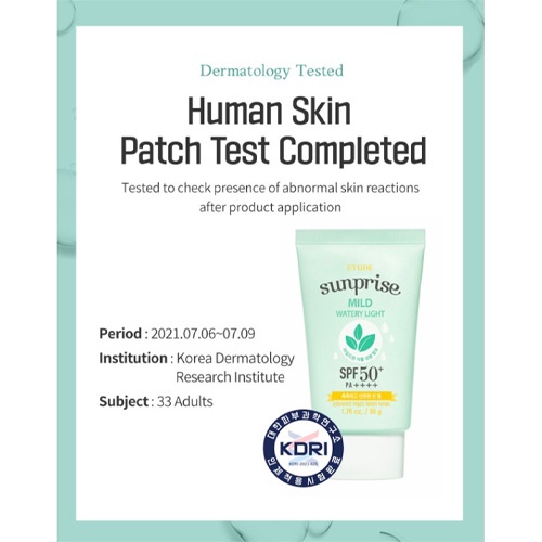 [Hàng mới về] Kem Chống Nắng ETUDE HOUSE Sunprise Mild Watery Ligh