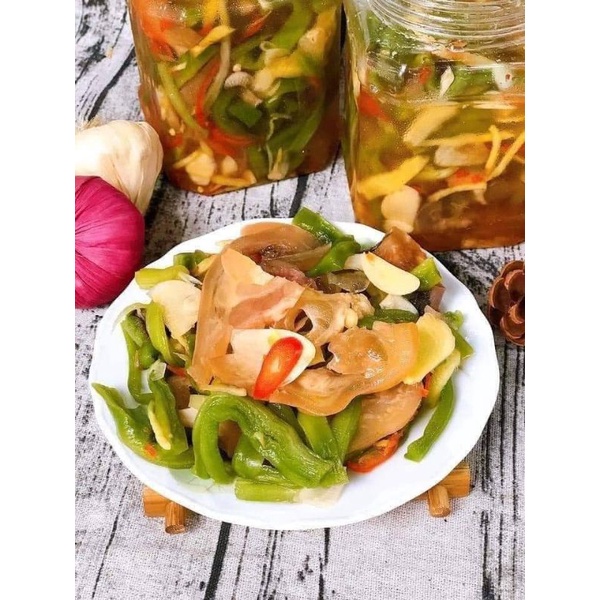 vó bò muối rau tiến vua