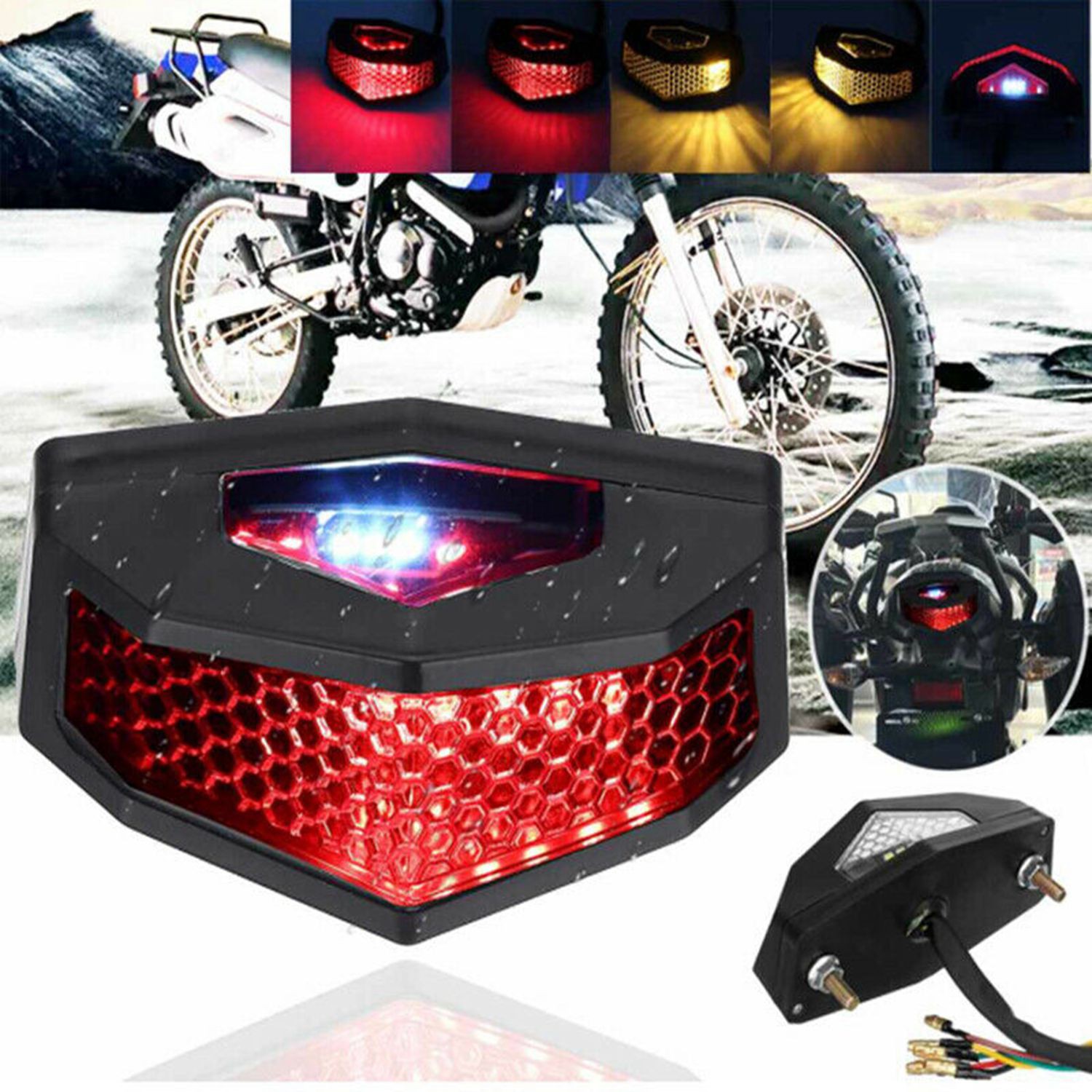 Đèn Led Tín Hiệu Cho Đuôi Xe Cafe Racer