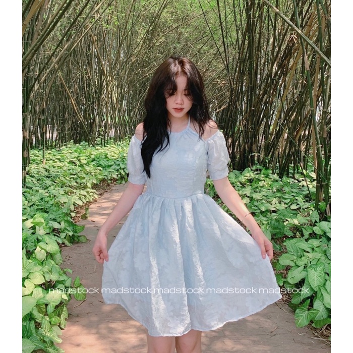 ĐẦM - VÁY TRẮNG HOA NỔI *CADE* YẾM TRỄ VAI 💕 | BigBuy360 - bigbuy360.vn