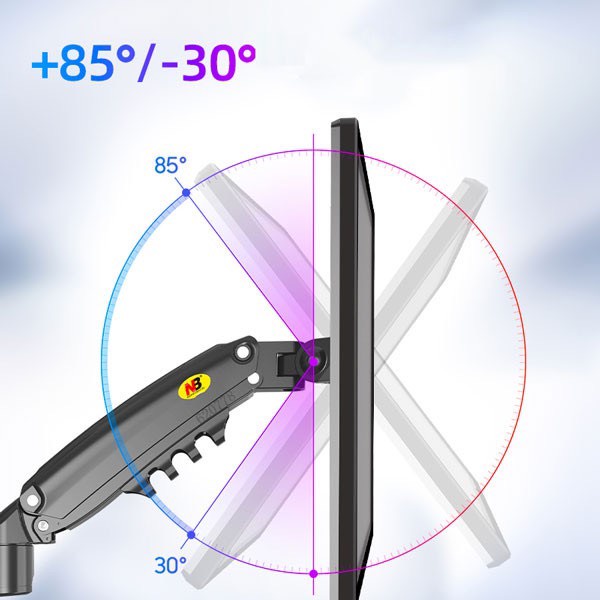 Giá Treo Màn Hình Máy Tính H80, H100 - Hàng Chính Hãng Bảo Hành 24 Tháng Dùng Cho Màn Hình Từ 17- 27 ich