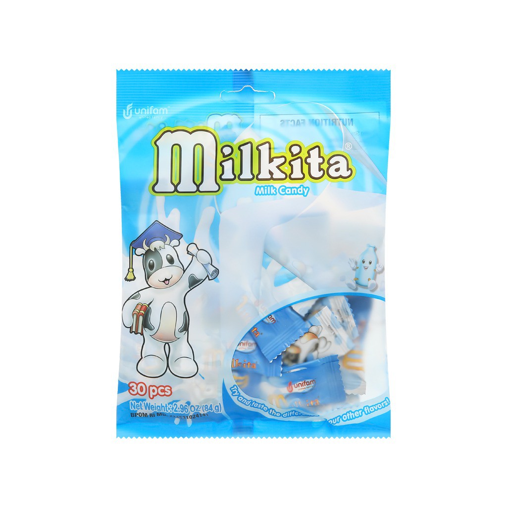 Kẹo Sữa Milkita Vị Sữa Milkita Milk Candy (Gói 84g)
