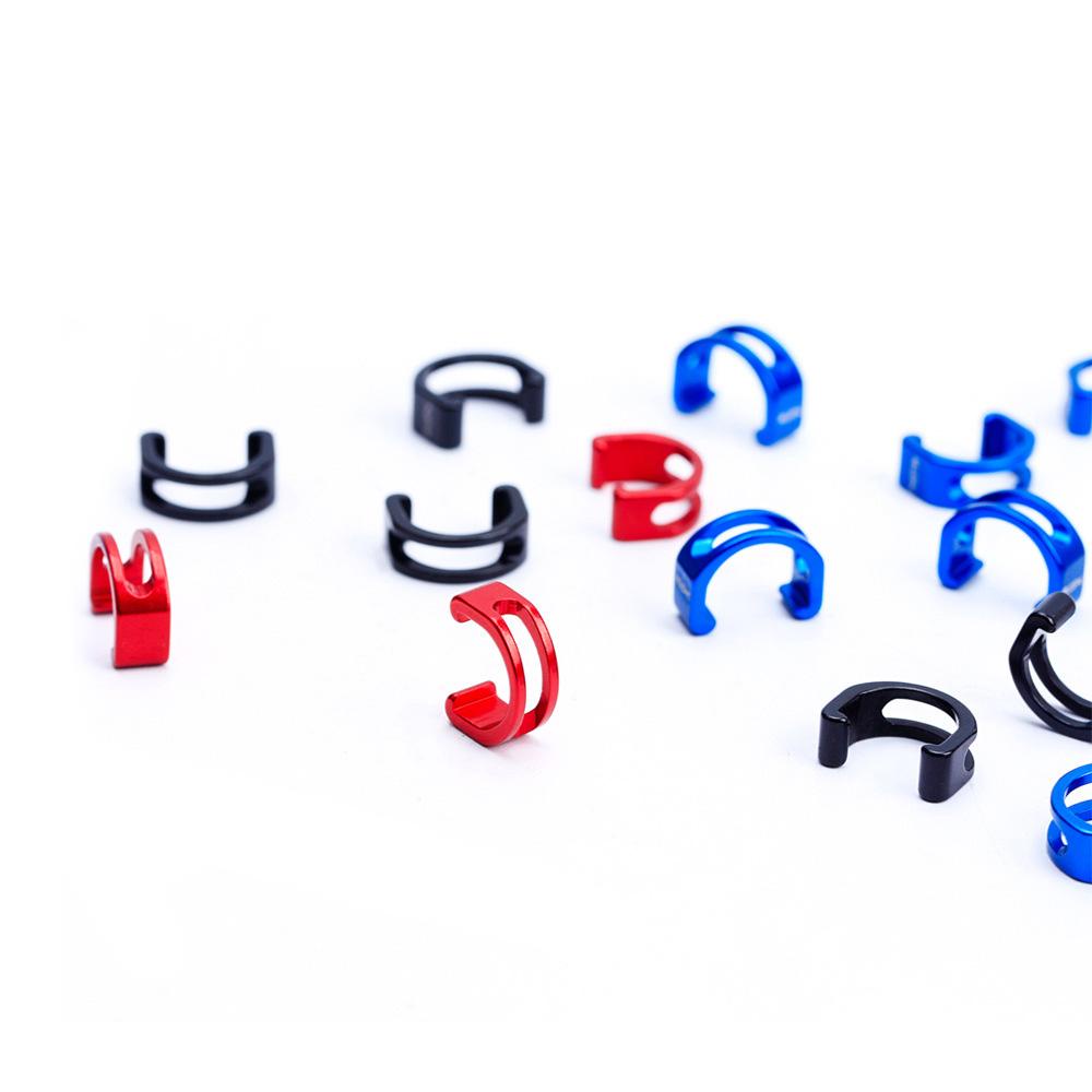 Danilo Kẹp Dây Phanh Thủy Lực / Dây Cáp Chuyển Số Hình Chữ C Bằng Hợp Kim Nhôm Cho Xe Đạp Leo Núi