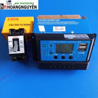 Combo cb lioa 30a + điều khiển sạc năng lượng mặt trời, 12/24v/30a