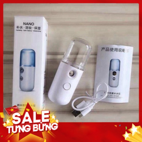 [FREE SHIP] Máy xịt khoáng mini cầm tay Nano Mẫu Mới 2020 💥SIÊU HOT💥