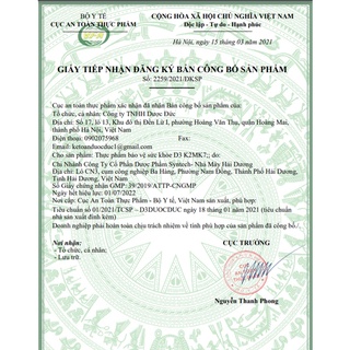 Vitamin D3K2 MK7 Sunday Natural Đức cho bé