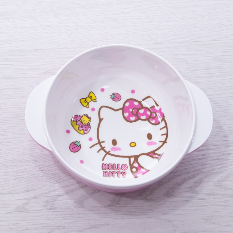 Bát nhựa ăn dặm Hello Kitty