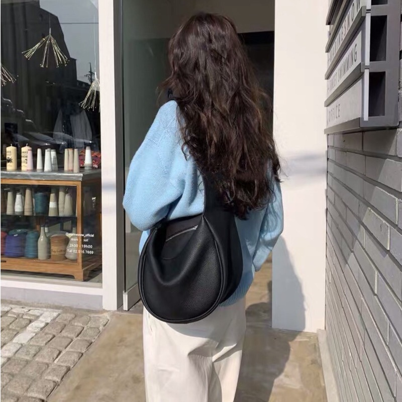 Túi xách da mềm sức chứa lớn phong cách Hàn Quốc cho nữ