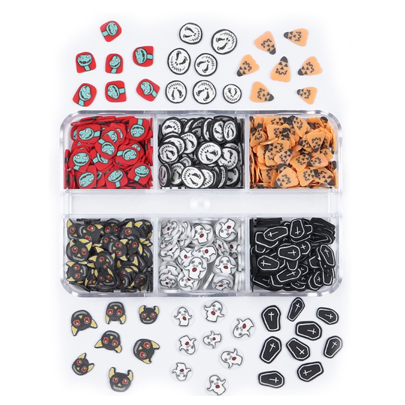 Set 200 Phụ Kiện Trang Trí Móng Tay 3D Chủ Đề Giáng Sinh