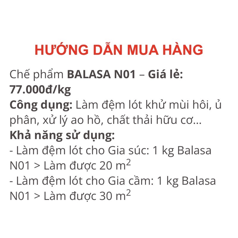 1 kg Đệm lót sinh học xử lí phân gà, heo, xử lí ao hồ chất hữu cơ.