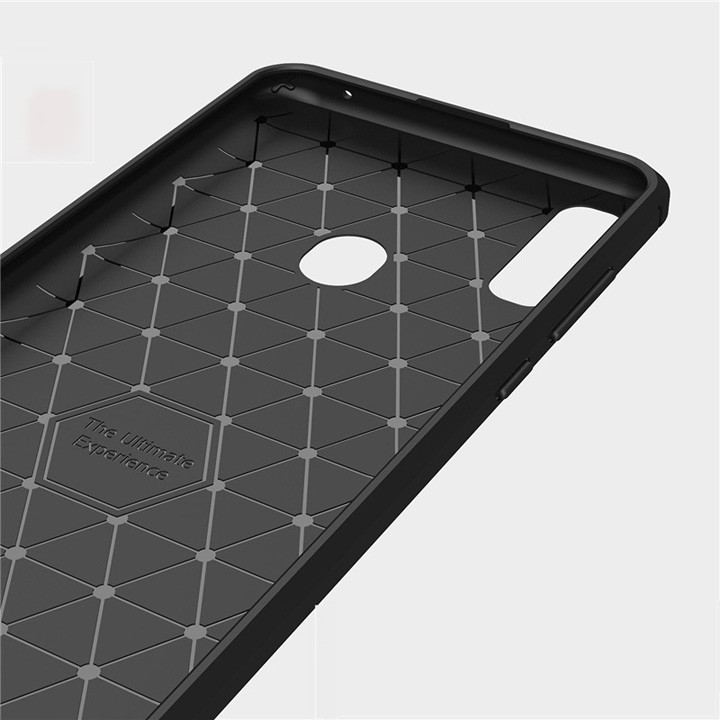 [New] Ốp lưng chống sốc Asus Zenfone Max Pro M2 ZB631KL Rugger Armor vân sợi Carbon