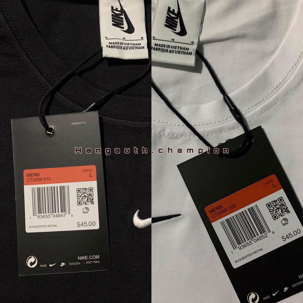 [ẢNH THẬT] Áo Thun Nike Basic Swoosh 💙FREESHIP💙 Logo Thêu - Hot Trend 2021 - Áo Thun Nam Nữ - Phong Cách Hàn Quốc