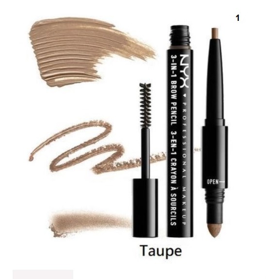 BÚT KẺ CHÂN MÀY ĐA NĂNG 3IN1  BRUNETTE - 3-IN-1 BROW PENCIL